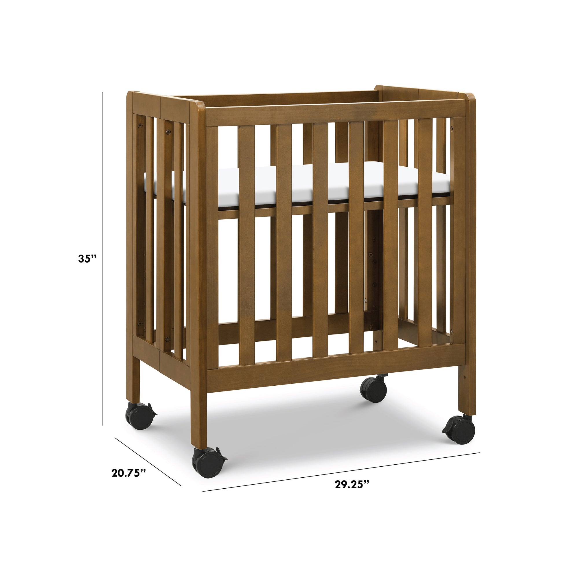 F11980L,Carter's,Colby GROW 6-in-1 Convertible Bassinet to Crib in Walnut