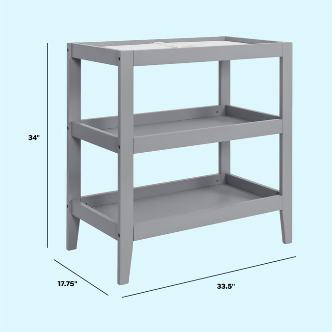 F11902G,Carter's,Colby Changing Table in Grey