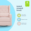 M22487PBPEW,DaVinci,Everly Recliner in Performance Pale Blush Pink Eco-Weave