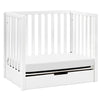 F11981W,Carter's,Colby 4-in-1 Convertible Mini Crib w/ Trundle in White