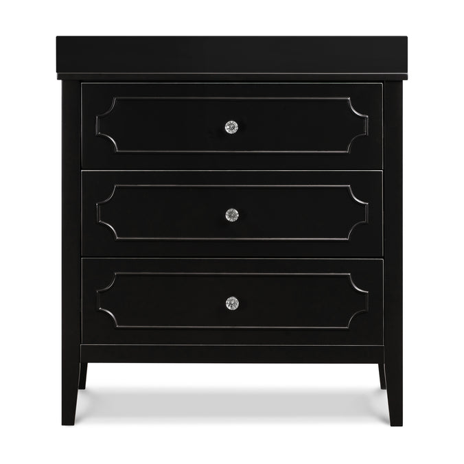 M11423E,DaVinci,Chloe Regency 3-Drawer Dresser in Ebony