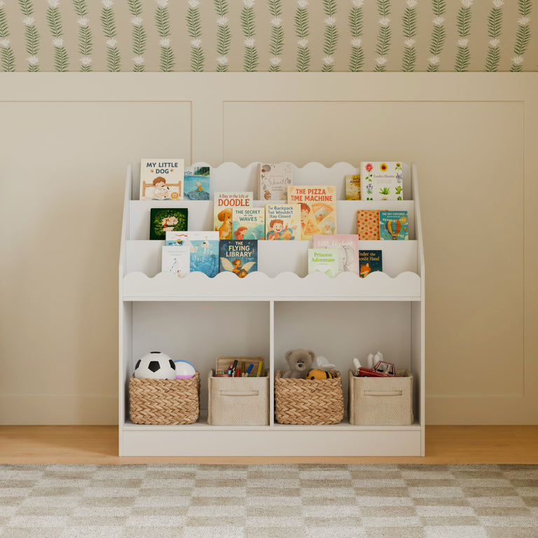 Sammy Scallop Bookcase