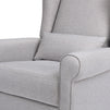 M21887MIG,DaVinci,Hayden Recliner and Swivel Glider in Misty Grey