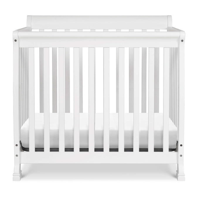 M5598W,DaVinci,Kalani 4-in-1 Convertible Mini Crib in White Finish