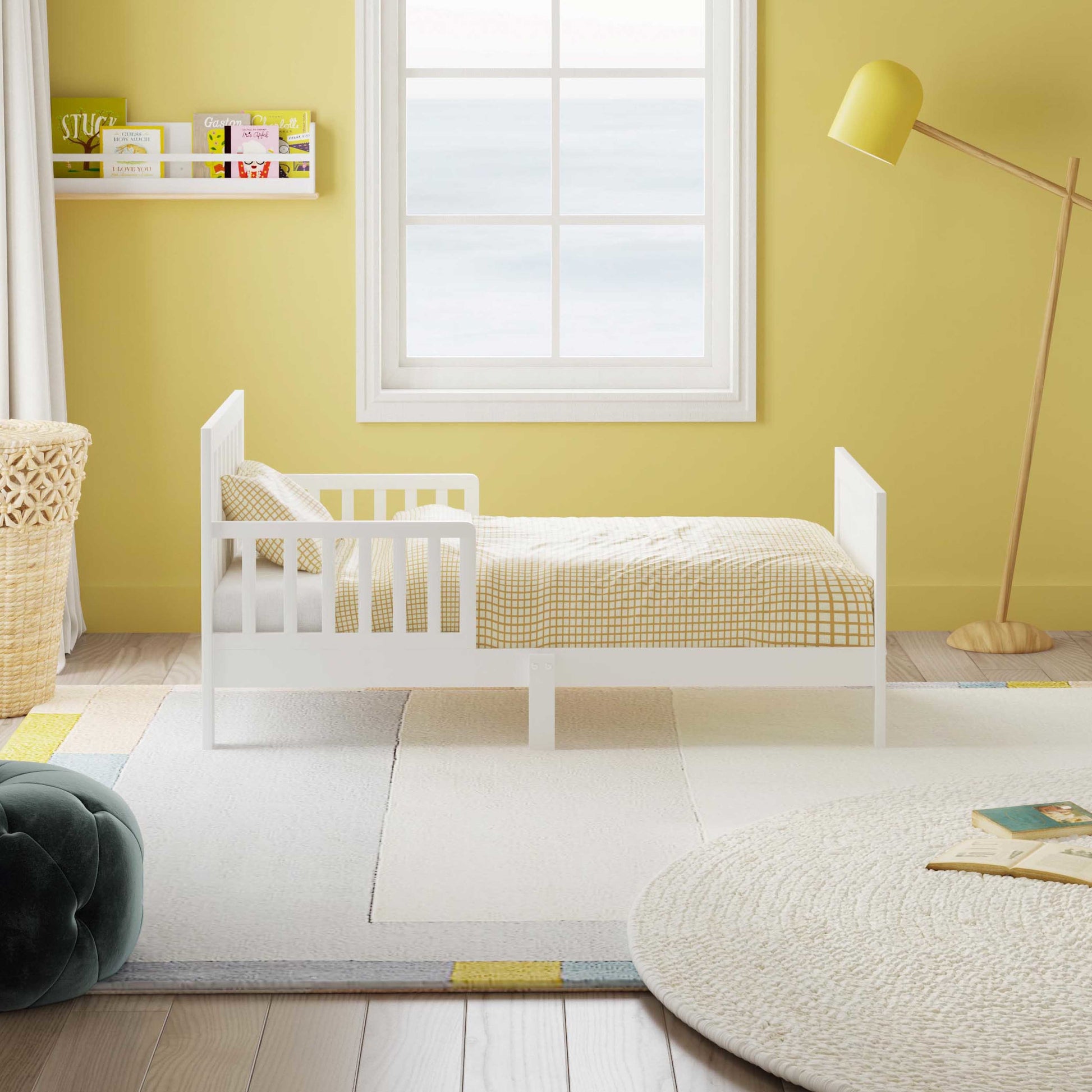 F17090W,Carter's,Benji Toddler Bed in White