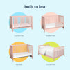 F11901LP,Carter's,Colby 4-in-1 Low-profile Convertible Crib in Petal Pink