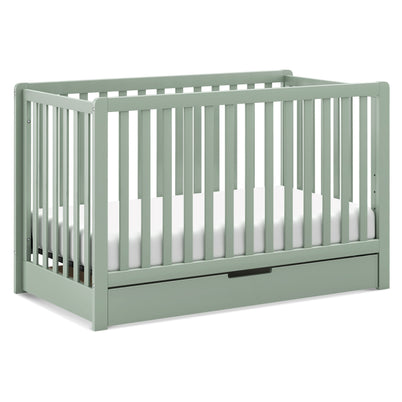 F11951LS,Carter's,Colby 4-in-1 Convertible Crib w/ Trundle Drawer in Light Sage