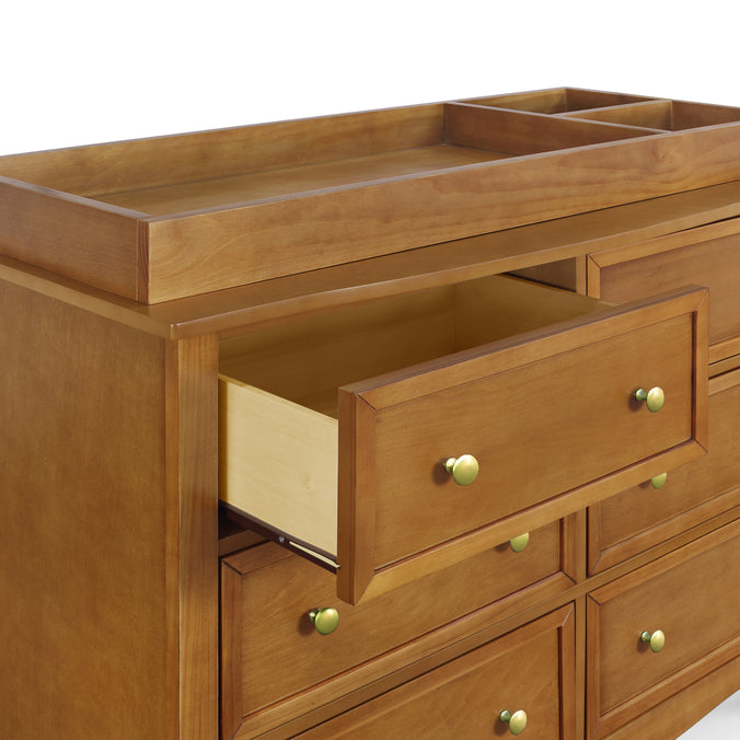 M5529CT,DaVinci,Kalani 6-Drawer Double Wide Dresser in Chestnut Finish