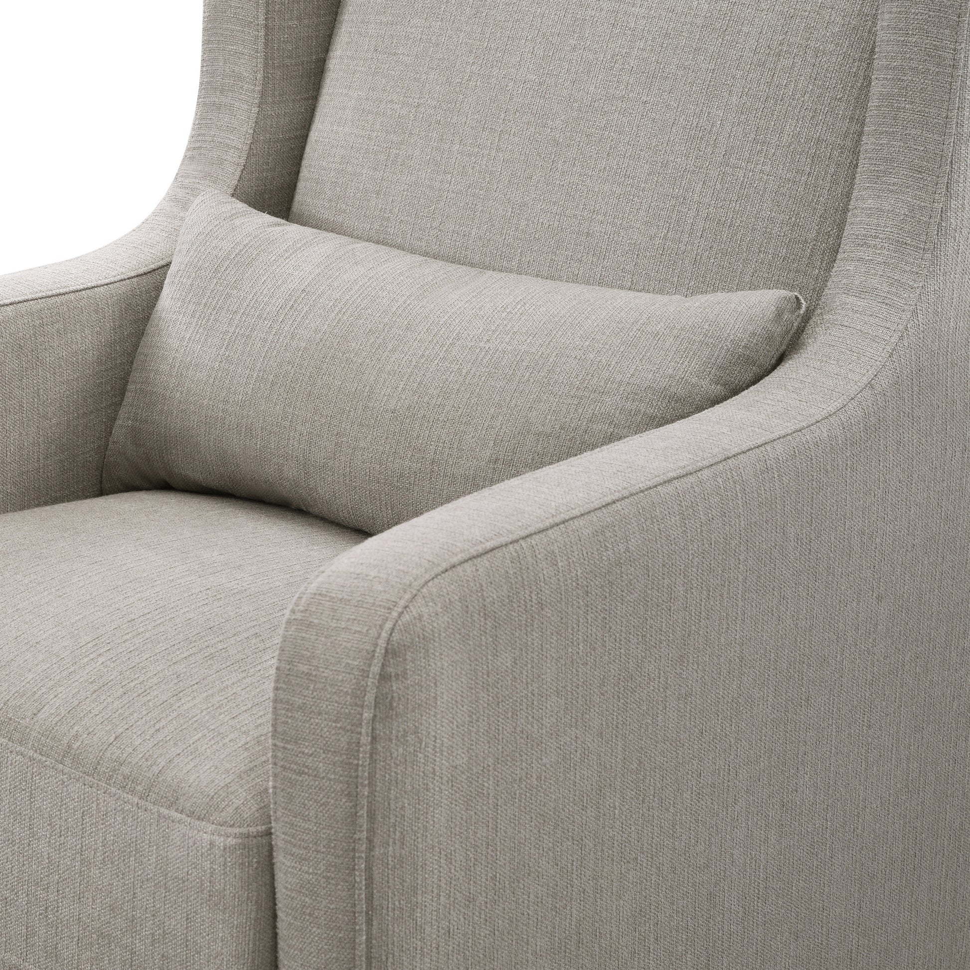 F18787PFTGRY,Carter's,Adrian Swivel Glider with Storage Ottoman in Performance Grey Linen