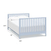 M5789PB,The MDB Family,Hidden Hardware Twin/Full Size Bed Conversion Kit in Powder Blue