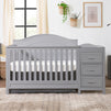 M12891G,DaVinci,Charlie 4-in-1 Convertible Crib & Changer in Grey