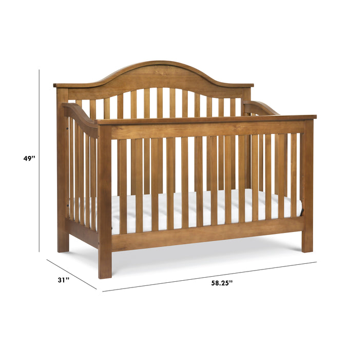 M5981CT,DaVinci,Jayden 4-in-1 Convertible Crib In Chestnut