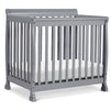 M5598G,DaVinci,Kalani 4-in-1 Convertible Mini Crib in Grey Finish