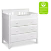 M5925W,DaVinci,Jayden 3-Drawer Changer Dresser In White Finish