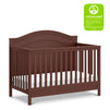M12801CR,DaVinci,Charlie 4-in-1 Convertible Crib in Crimson