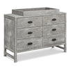 M13516CTG,DaVinci,Fairway 6-Drawer Double Dresser in Cottage Grey