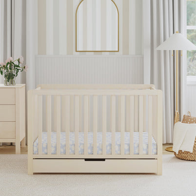F11951NX,Carter's,Colby 4-in-1 Convertible Crib w/ Trundle Drawer in Washed Natural