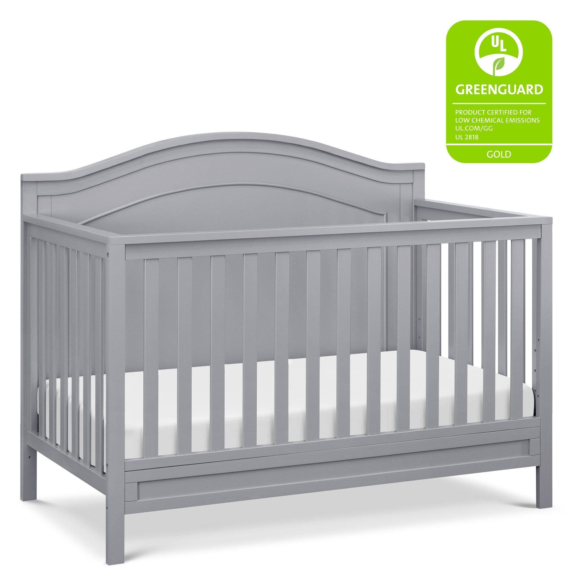 M12801G,DaVinci,Charlie 4-in-1 Convertible Crib in Grey