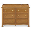 M5529CT,DaVinci,Kalani 6-Drawer Double Wide Dresser in Chestnut Finish