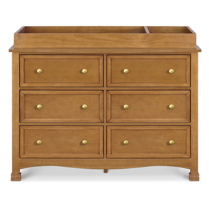 M5529CT,DaVinci,Kalani 6-Drawer Double Wide Dresser in Chestnut Finish