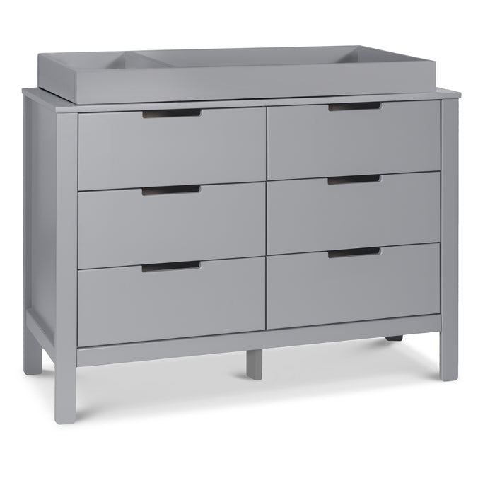 F11926G,Carter's,Colby 6-Drawer Double Dresser in Grey Finish