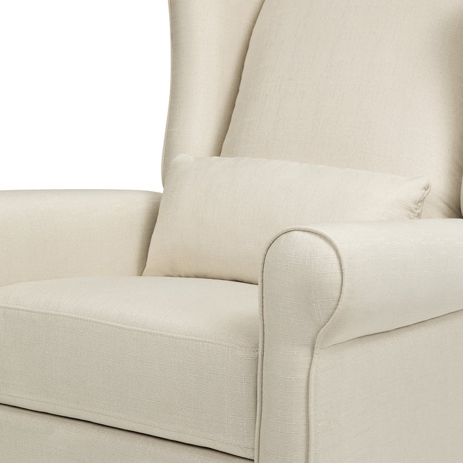 M21887NO,DaVinci,Hayden Recliner and Swivel Glider in Natural Oat