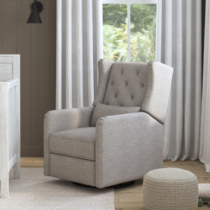 M22487PGEW,DaVinci,Everly Recliner in Performance Grey Eco-Weave