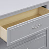 M12823G,DaVinci,Charlie 3-Drawer Dresser in Grey