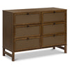 M24926L,DaVinci,Margot 6-Drawer Dresser in Walnut