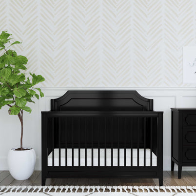 M11441E,DaVinci,Chloe Regency 4-in-1 Convertible Crib in Ebony