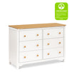 M27226RWHY,DaVinci,Shea 6-Drawer Dresser in Warm White and Honey