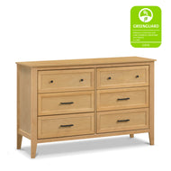 M24726HY,Sawyer Farmhouse 6-Drawer Dresser in Honey