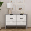 F11926GW,Carter's,Colby 6-Drawer Double Dresser in Grey and White