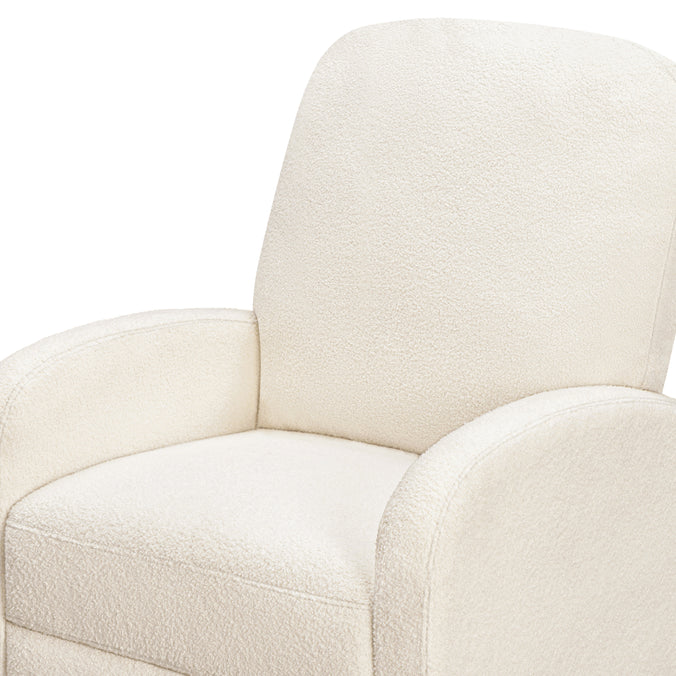 M34087CCB,DaVinci,Calder Swivel Recliner in Cozy Cream Boucle