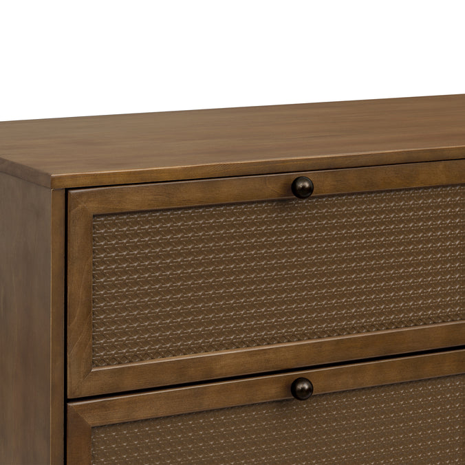 M24926L,DaVinci,Margot 6-Drawer Dresser in Walnut