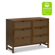 M24926L,DaVinci,Margot 6-Drawer Dresser in Walnut