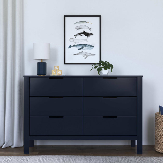 F11926V,Carter's,Colby 6-Drawer Double Dresser in Navy