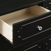 M11426E,DaVinci,Chloe Regency 6-Drawer Dresser in Ebony