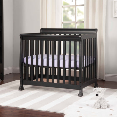 M5598E,DaVinci,Kalani 4-in-1 Convertible Mini Crib in Ebony