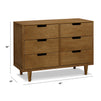 W4926L,Marley 6-Drawer Double Dresser in Walnut