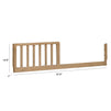 M3099HN,The MDB Family,Toddler Bed Conversion Kit in Hazelnut