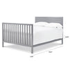 M5789G,The MDB Family,Hidden Hardware Twin/Full Size Bed Conversion Kit In Grey Finish