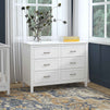 M12826W,DaVinci,Charlie 6-Drawer Double Dresser in White