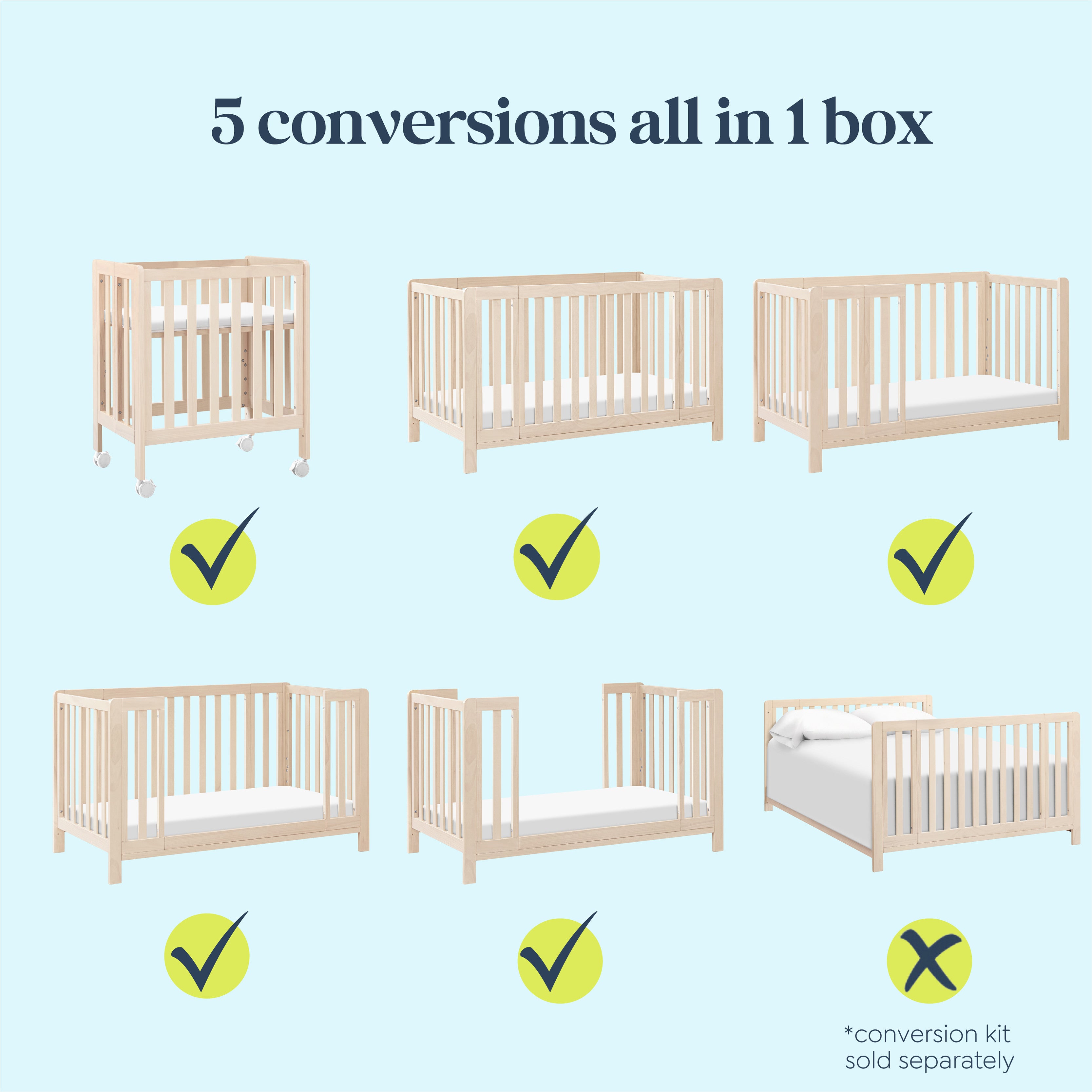 Carters crib conversion kit hotsell