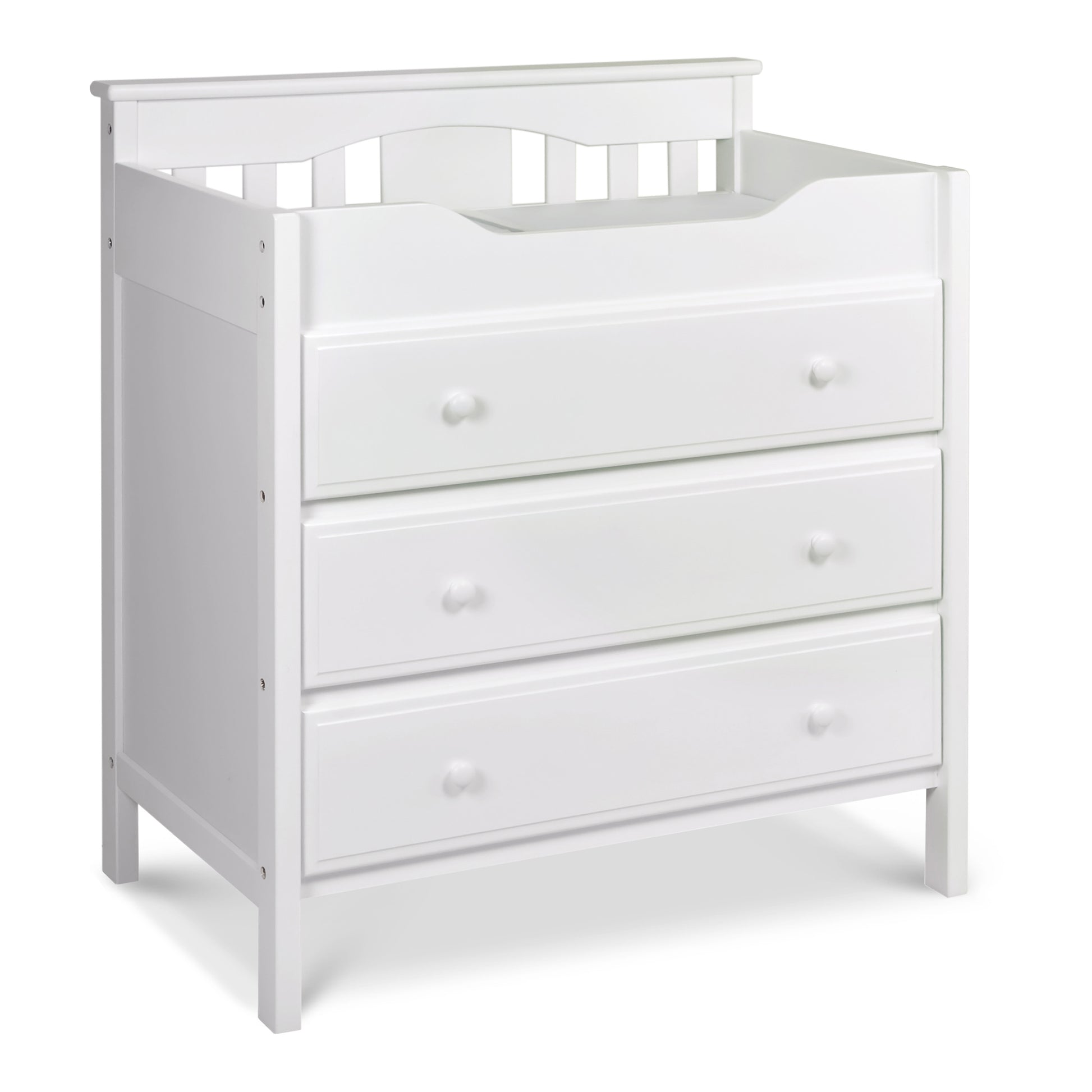 M5925W,DaVinci,Jayden 3-Drawer Changer Dresser In White Finish