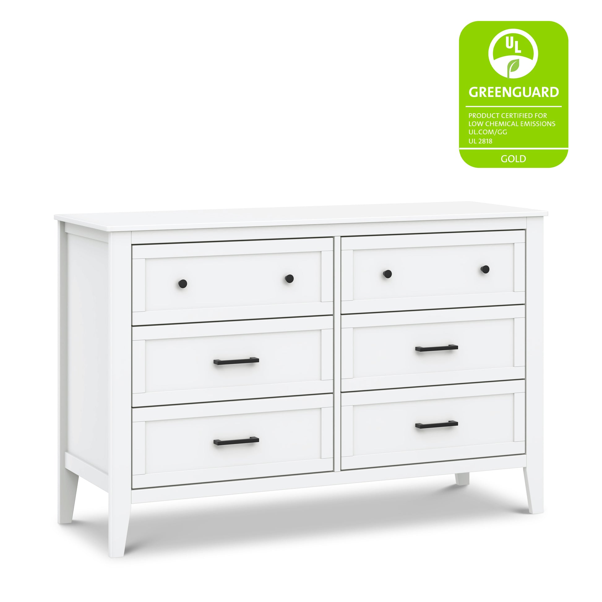 M24726W,DaVinci,Beau 6-Drawer Dresser in White