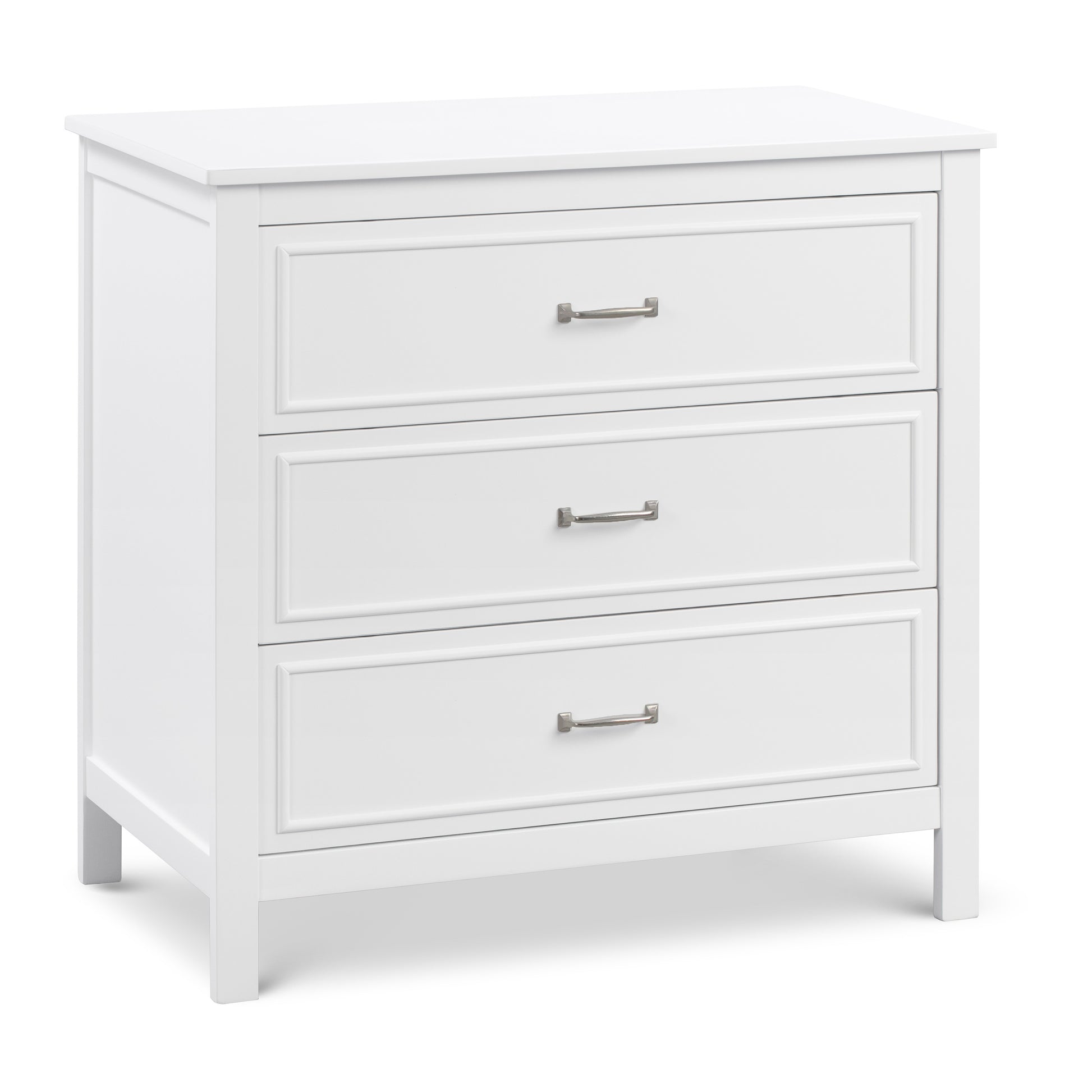 three drawer dresser white Charlie 3-Drawer Dresser – DaVinci Baby