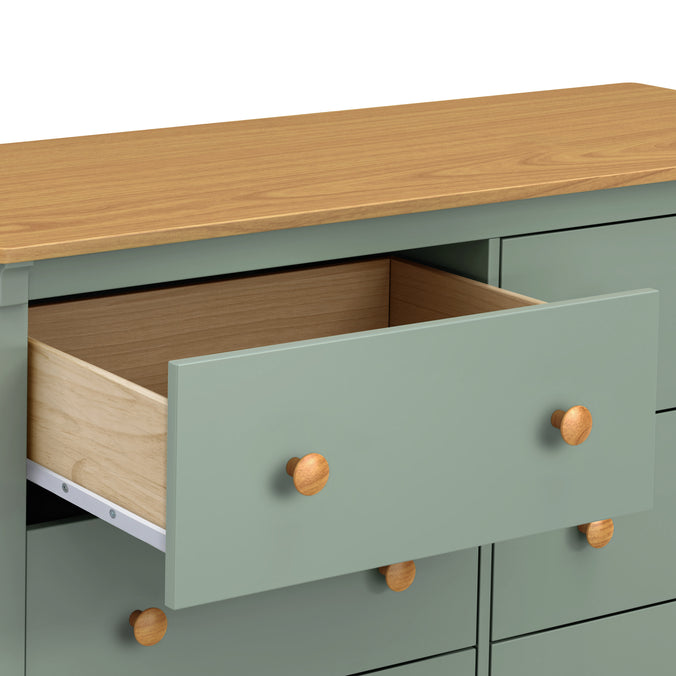 M27226LSHY,DaVinci,Shea 6-Drawer Dresser in Light Sage and Honey