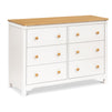 M27226RWHY,DaVinci,Shea 6-Drawer Dresser in Warm White and Honey