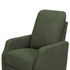 M33187COB,DaVinci,Lucas Pillowback Swivel Recliner in Cozy Olive Boucle
